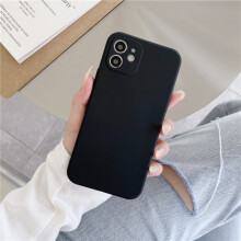 (black, For iPhone 11) Soft Silicone Candy Colour Phone Case For iPhone 11 12 Pro Max 13Mini Camera Protection XS X XR 7 8 Plus SE2020 Matte Shockproof