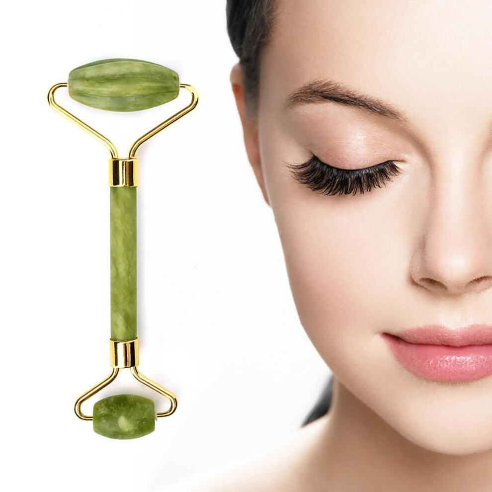 Glamza Jade Roller Massaging Face Tool