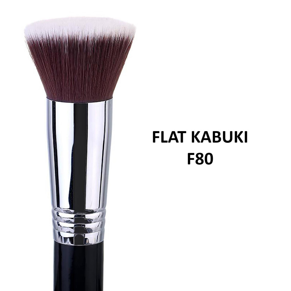 (Flat Kabuki Brush F80) Phoera Makeup Brushes