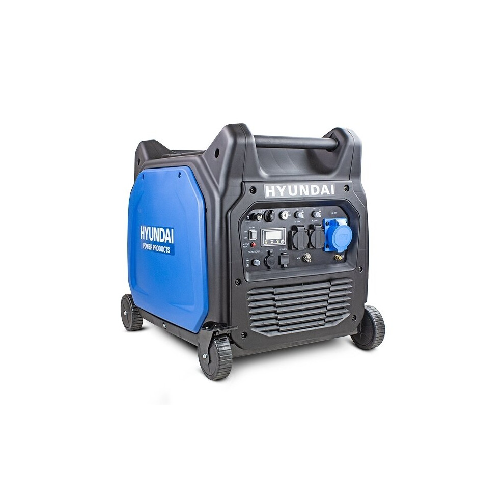 Hyundai 6600W/6.6kW Remote Electric Start Petrol Portable Inverter Generator | HY6500SEi