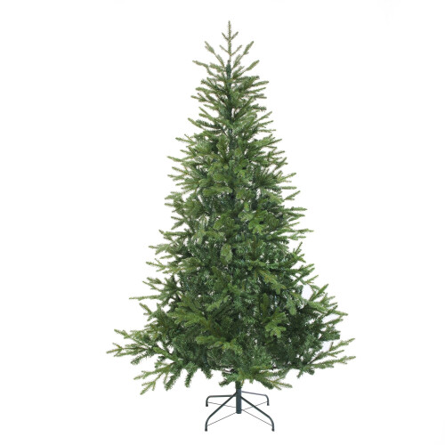 Dellonda Artificial 7ft/210cm Hinged Christmas Tree with 1400+ PE/PVC Tips - DH46 1