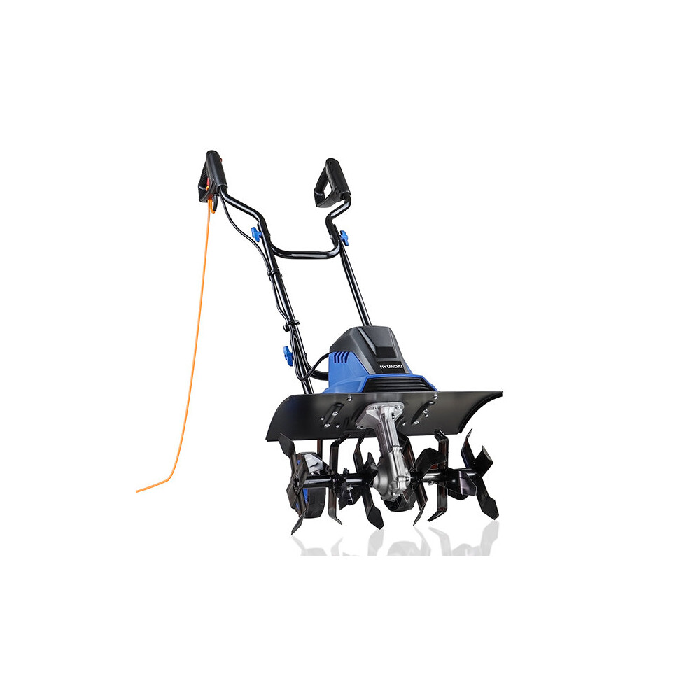 Hyundai 1500W 450Mm Electric Garden Tiller, Cultivator, Rotovator And Rototiller | Hyt1500e