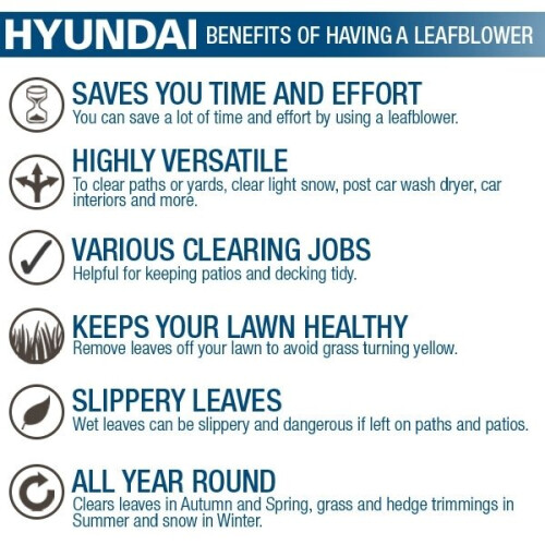 Hyundai Hyundai 52cc 2-Stroke Backpack Petrol Leaf Blower | HYB5200 2