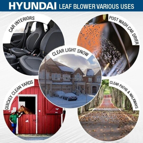 Hyundai Hyundai 52cc 2-Stroke Backpack Petrol Leaf Blower | HYB5200 1