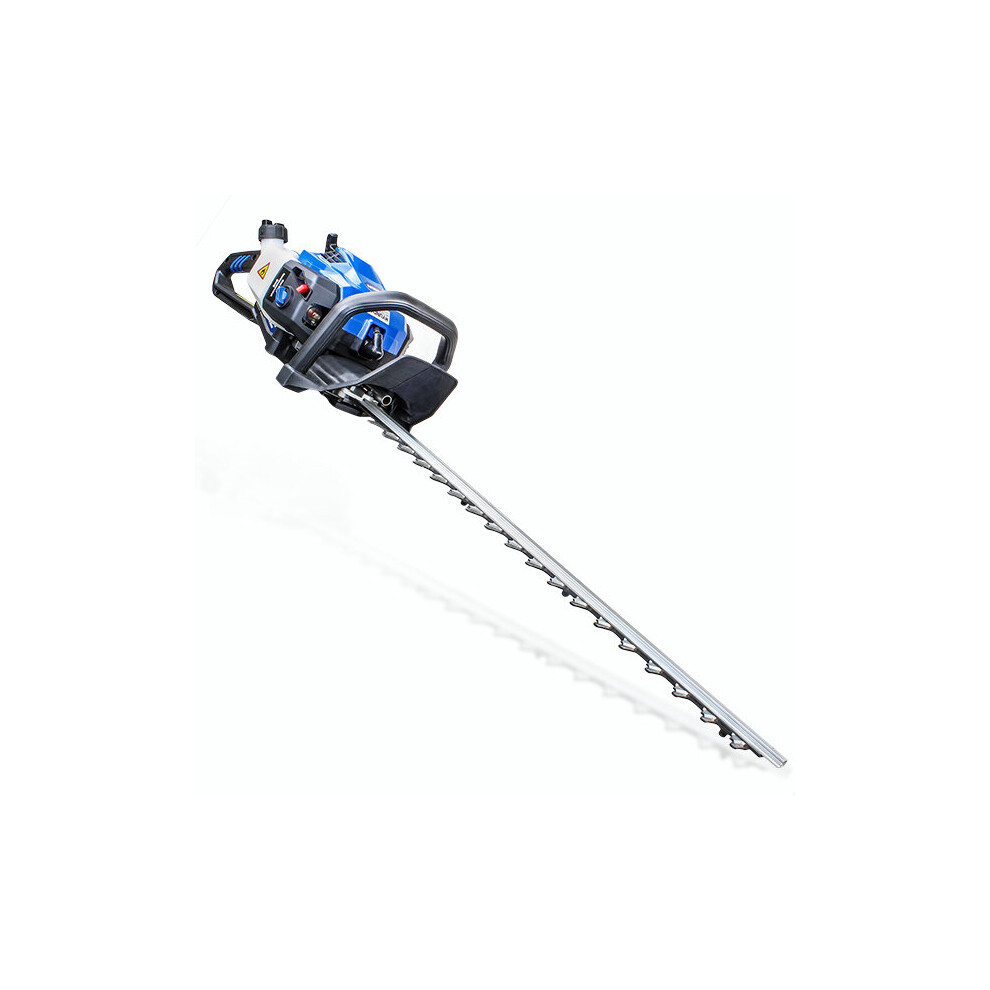 Hyundai Petrol Hedge Trimmer/Pruner, 26Cc 2-Stroke Easy-Start, Lightweight And Anti-Vibration, 24Â (60Cm) Blade By | Hyht2600x