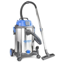 Hyundai HYVI3014 1400W 3-in-1 Wet & Dry Vacuum with HEPA Filtration, 30L Stainless Steel Tank, Auto Shut-Off
