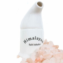 Natural Ceramic Salt Inhaler & Pink Himalayan Salt 200g