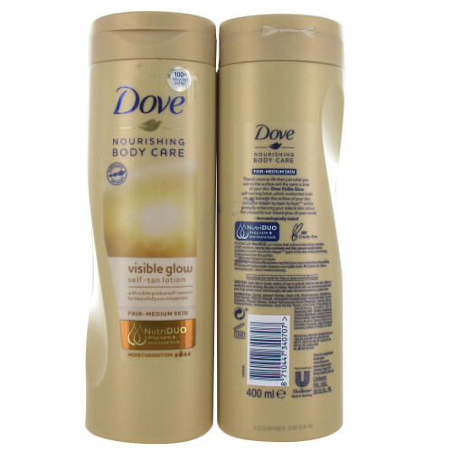Dove Lait corporel autobronzant VISIBLE GLOW Medium 400 ml