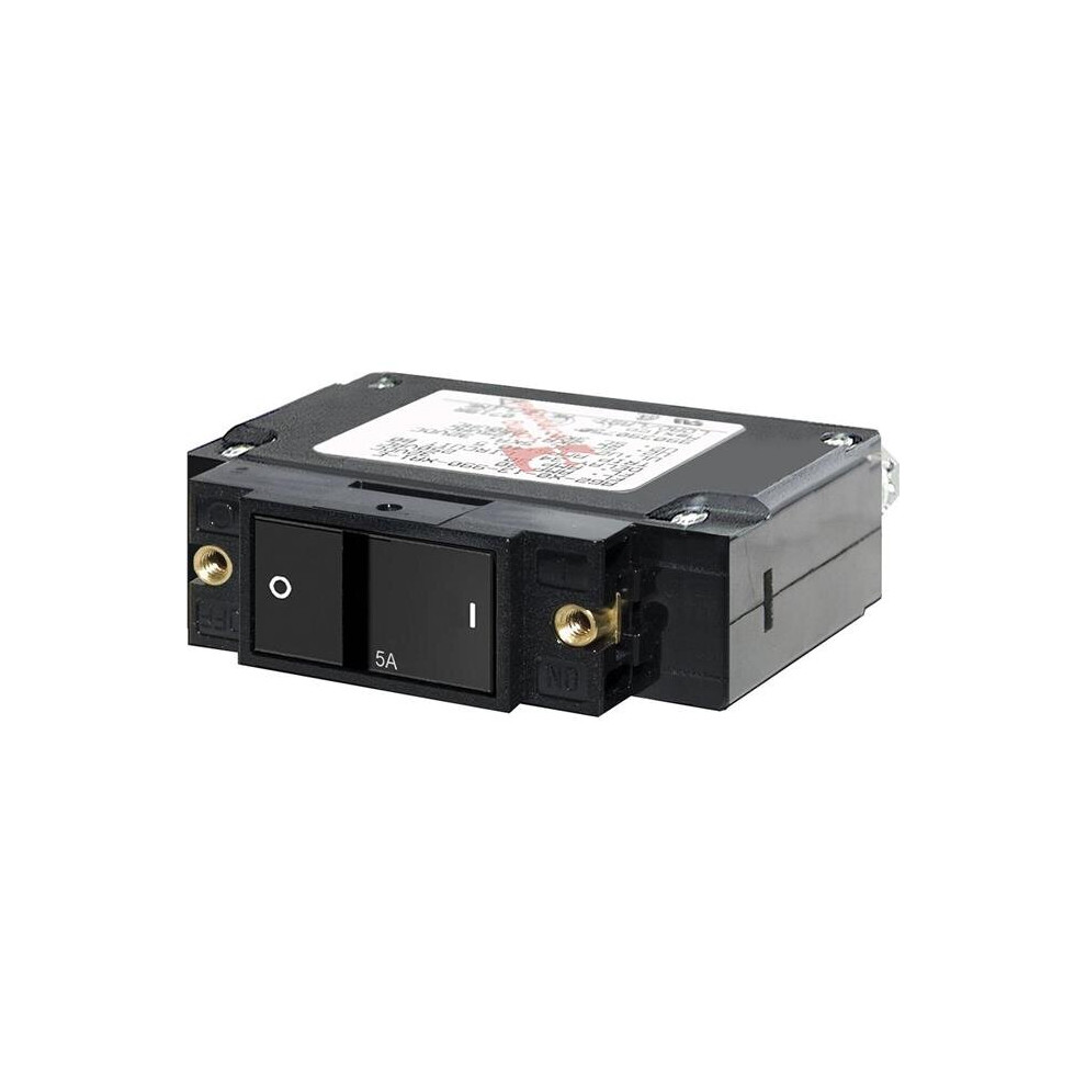Blue Sea Systems 7540 5A C-Series Flat Rocker Circuit Breaker Single Pole 632085075408