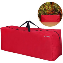 Storage Bag for Christmas Tree Extra Large Roomy Bag with Zipper Red
