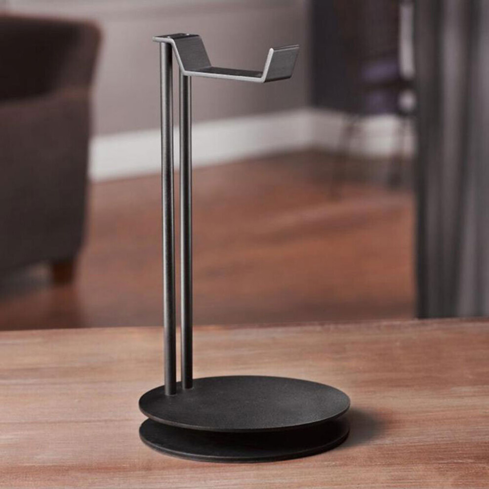 (Black) Fashion Aluminum Desk Top Headset Holder Stand Bracket Headphone Display Rack Black 9424349199347