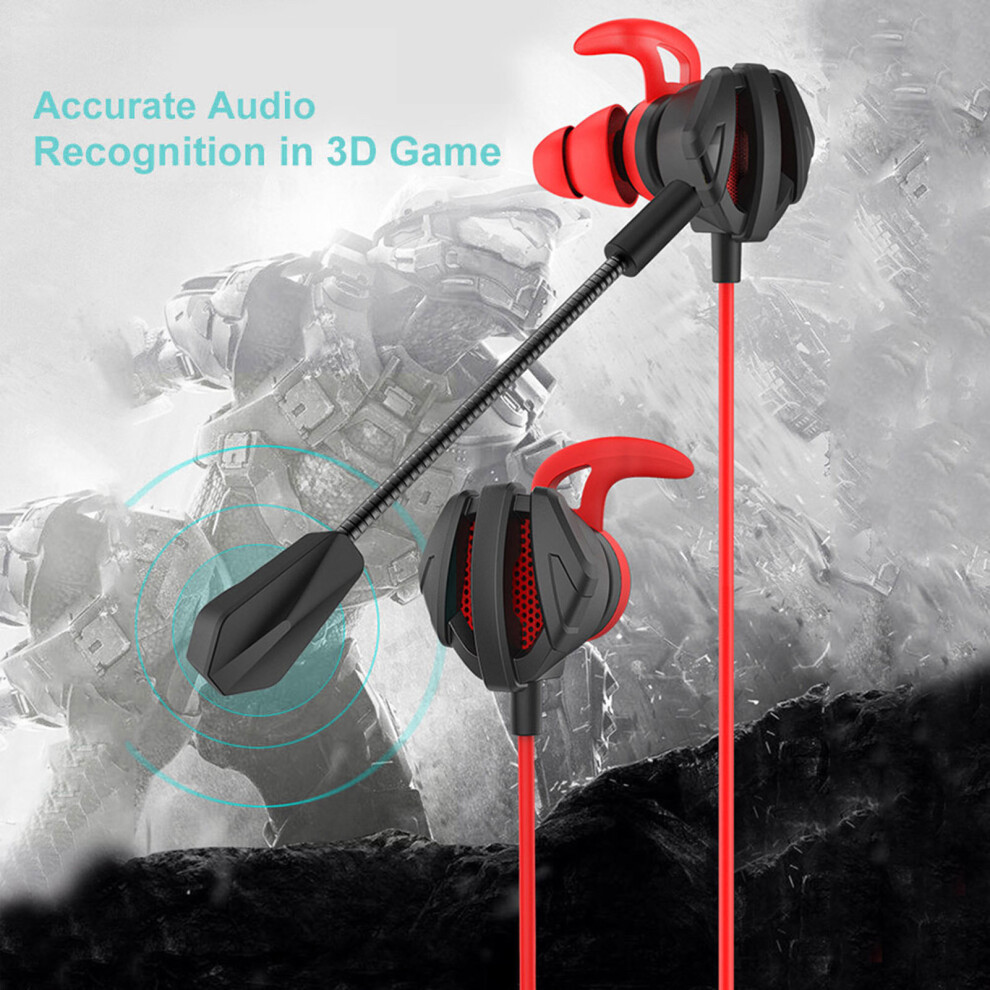 (Green, G6*) Earphone Dynamic Noise Reduction In-ear Heavy Bass Earpiece for Game-image-OPC-P8KVJQQ-NEW