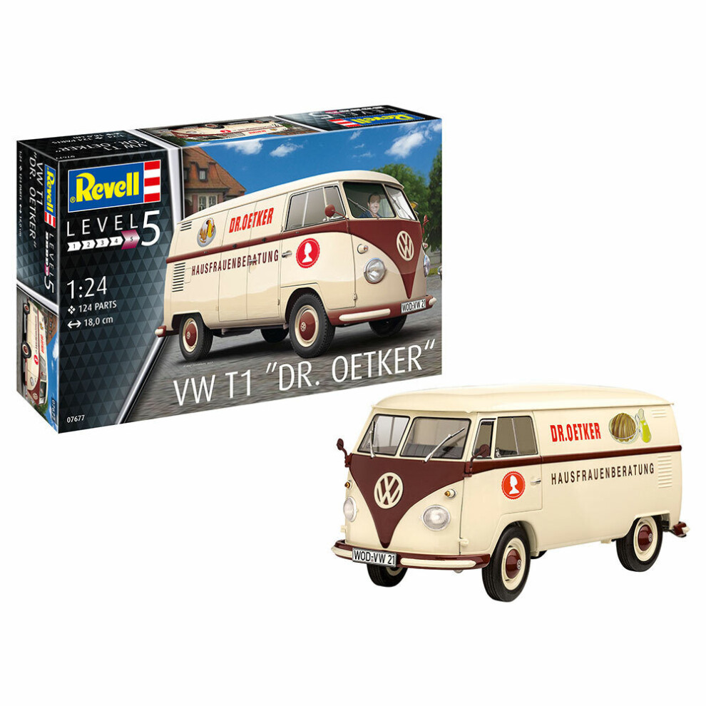 Revell 1:24 Volkswagen T1 "Dr. Oetker" Car Model Kit