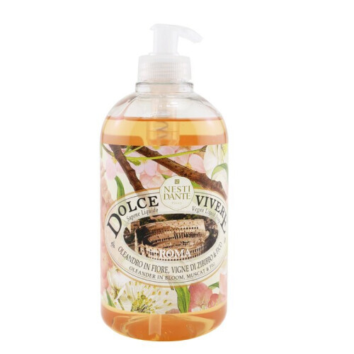 Nesti Dante Dolce Vivere Vegan Liquid Soap - Roma - Oleander In Bloom Muscat & Fig - 500ml/16.9oz