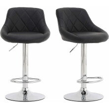 2X Modern Black Swivel Bar Stools Office Chairs Furniture, Best