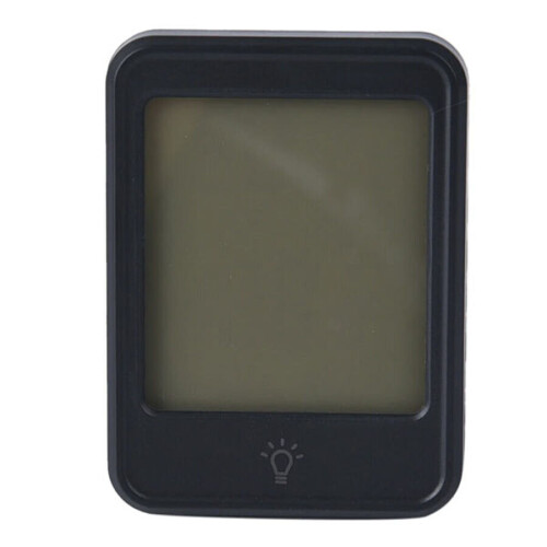 TJC Digital Thermo Hygrometer Electronic Temperature and Humidity Meter Clock Black 1