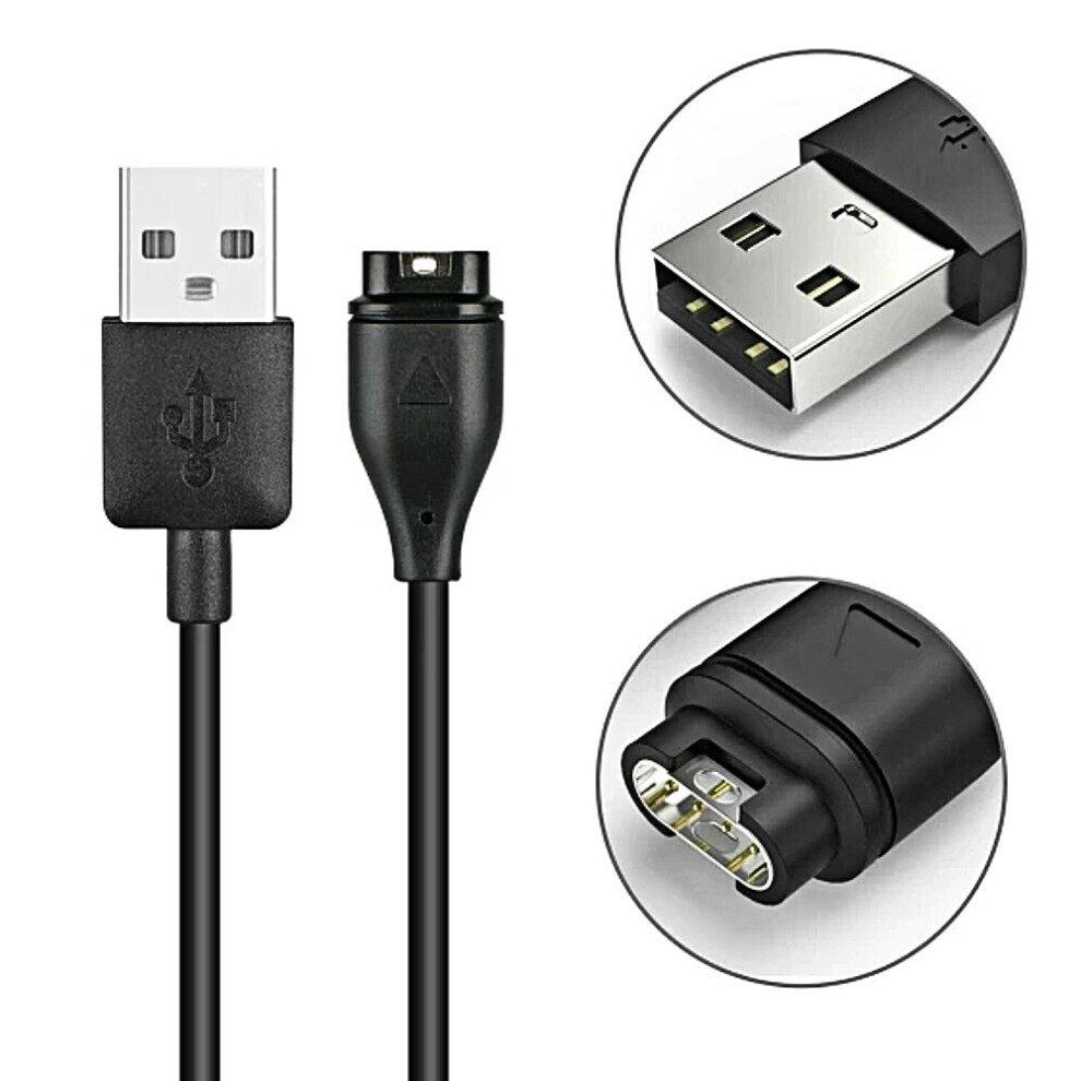 Usb Sync Charging Cable Charger Lead For Garmin Fenix 5 5S 5X Venu2 Venu2s 699346272563