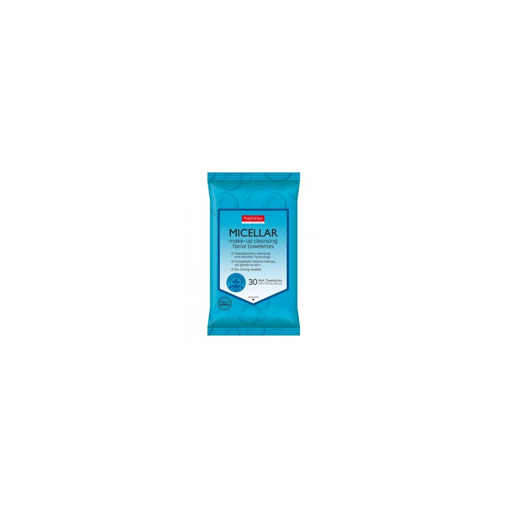 Purederm Micellar Make-up Cleansing Facial Towelettes