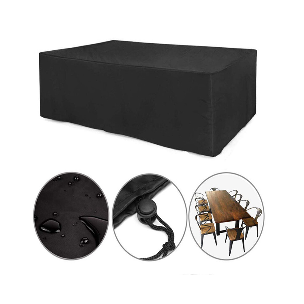 (180*120*74CM/70.87*47.24*29.13in) Waterproof Garden Patio Furniture Cover Covers Rattan Table Cube Sofa Outdoor
