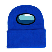 (Bleu Foncé) Bonnet tricoté d'hiver unisexe pour adultes Among Us, chaud en laine pour garçons et filles