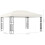 VidaXL vidaXL Pavillon 34 m Creme Stoff 6