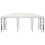 VidaXL vidaXL Pavillon 36 m Creme Stoff 2