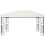 VidaXL vidaXL Pavillon mit LED-Lichterkette 3x4 m Creme Stoff 3
