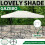 VidaXL vidaXL Pavillon mit LED-Lichterkette 3x4 m Creme Stoff 10