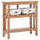 VidaXL vidaXL Console Table Hall End Table Accent Side Table Solid Mahogany Wood 5