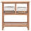 VidaXL vidaXL Console Table Hall End Table Accent Side Table Solid Mahogany Wood 3