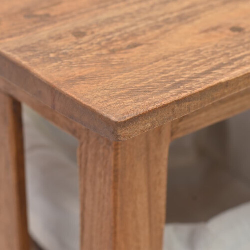 VidaXL vidaXL Console Table Hall End Table Accent Side Table Solid Mahogany Wood 1