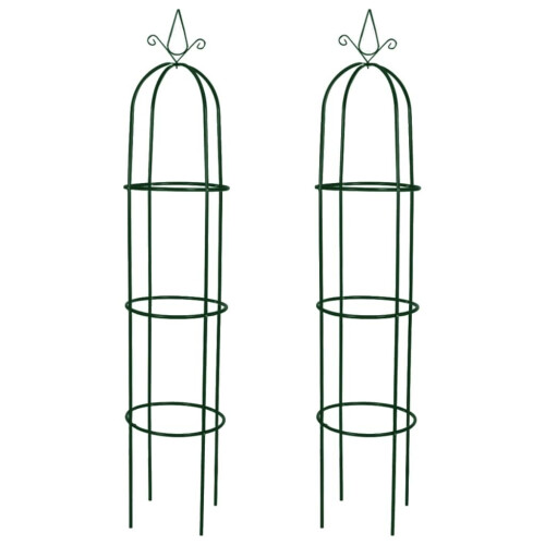 VidaXL vidaXL 2x Garden Arch Tower Outdoor Patio Climbing Plants Support Pergola 1