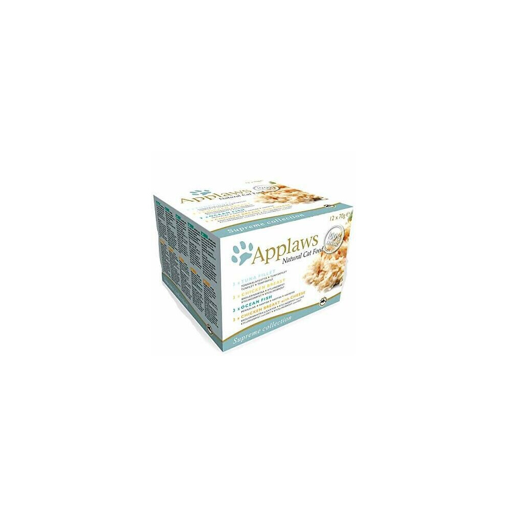 Applaws Cat Tin Multipack Pack - 70G - 411016 Size 12