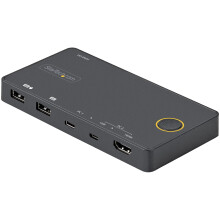 Commutateur KVM - STARTECH.COM - SV221HUC4K - 2 Ports HDMI - 4K Ultra HD - USB Alimenté