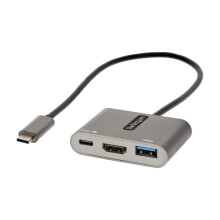 USB C Multiport Adapter, USB-C to HDMI 4K Video, 100W PD Pass-Through, USB 3.0 Hub 5Gbps (1xType-C/1xA), USB-C Mini Dock, USB-C Travel Dock