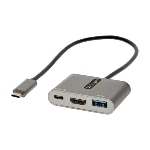StarTech.com StarTech.com - CDP2HDUACP2 - USB-C Multipoort Adapter, USB-C naar HDMI 4K, USB 3.0 Hub, Docking Station