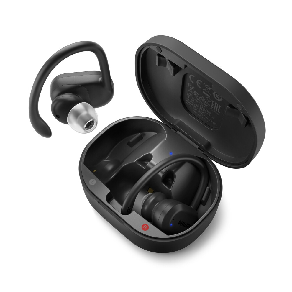 Philips 7600 series TAA7306BK/00 headphones/headset Ear-hook, In-ear Bluetooth Black