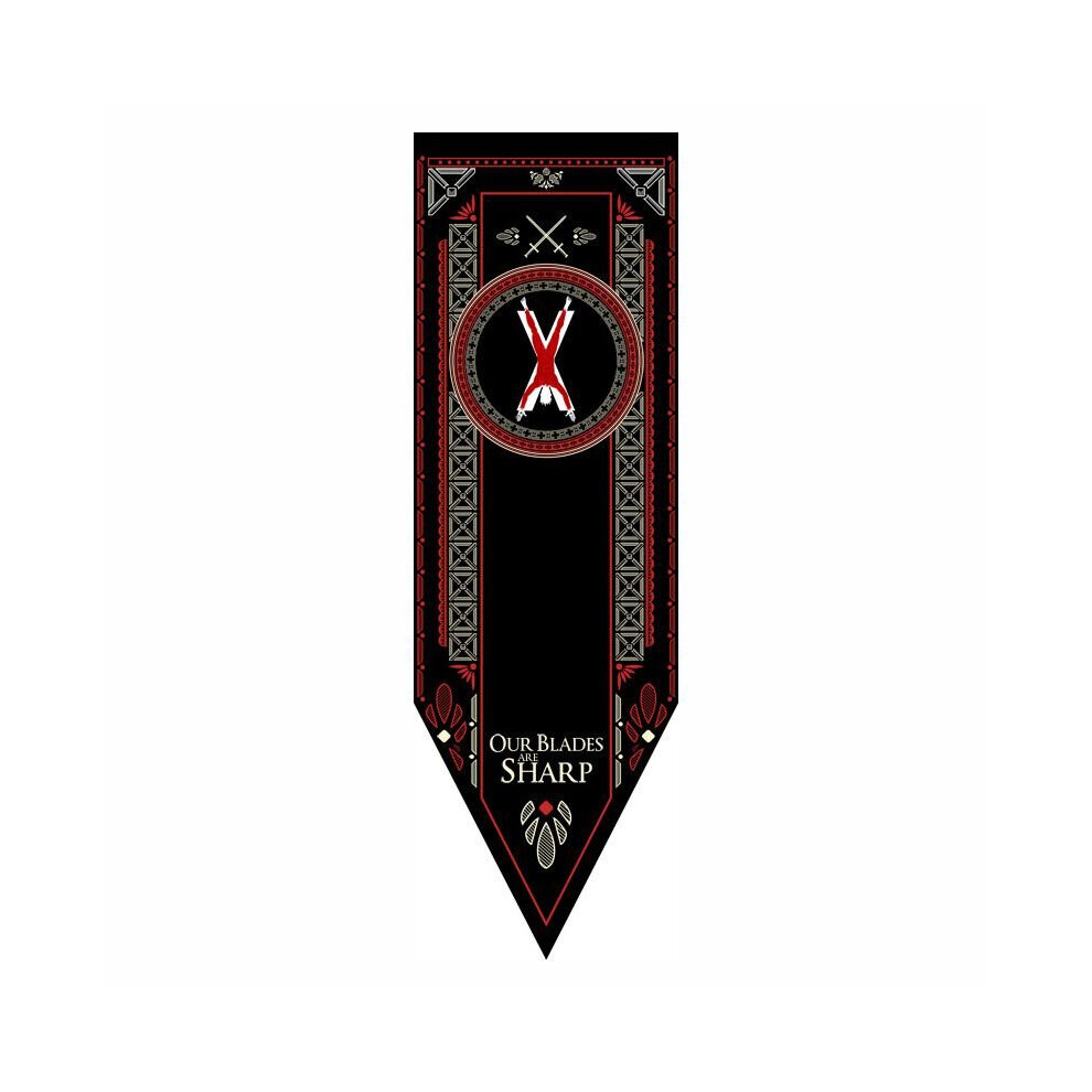 (Bolot) Game of Thrones GOT House Sigil Tournament Banner Flag Poster Wall Decals 60x19
