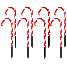 LED Candy Cane Light Christmas Tree Decorations Outdoor Garden Path Drive Indoor