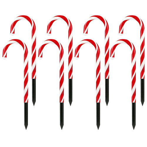 LED Candy Cane Light Christmas Tree Decorations Outdoor Garden Path Drive Indoor