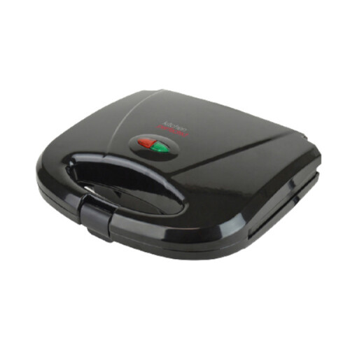 (Black) Lloytron | Kitchen Perfected 2Slice Sandwich Maker