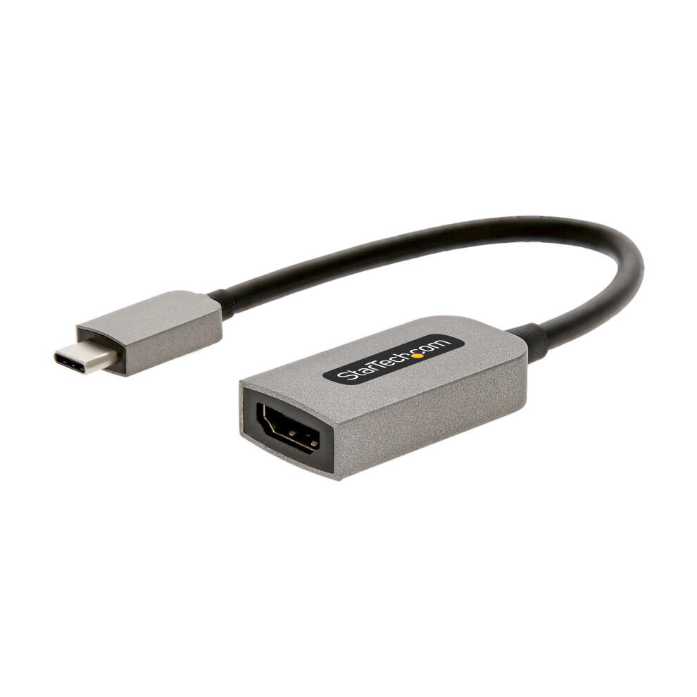 Startech.com Usb C To Hdmi Adapter - 4K 60Hz Video, Hdr10 - Usb-C To Hdmi 2.0B Adapter Dongle - Usb Type-C Dp Alt Mode To Hdmi Monitor/Display/Tv