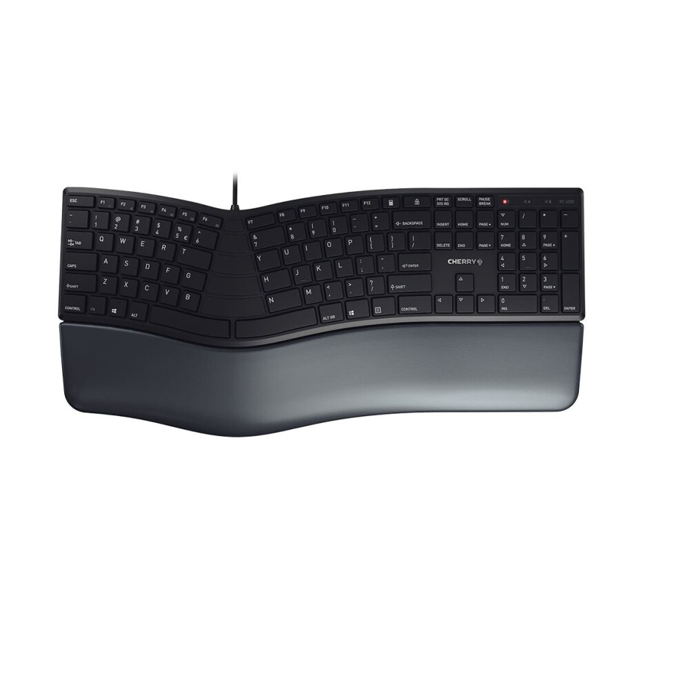 Cherry Kc 4500 Ergo Keyboard Usb Qwerty Us English Black Black,Red 4025112093920