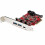 StarTech.com Scheda PCI Express - STARTECH - PEXUSB312A1C1H - 2x USB A 3.2 Gen 2 - 1x USB C 3.2 Gen 2 - Rosso 1