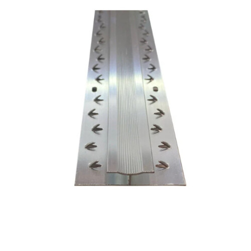 Royale (Silver, 9ft) Carpet To Carpet Door Bar Double Trim Transition Threshold