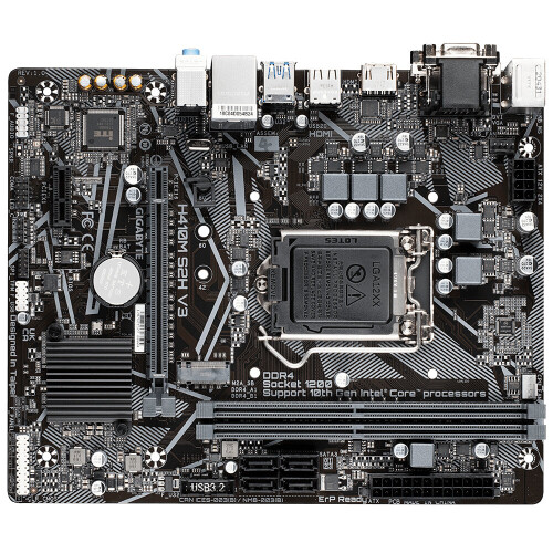 Gigabyte Μητρική κάρτα Gigabyte H410M S2H V3 Intel H510 LGA 1200 micro ATX