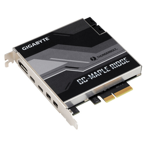 Gigabyte Gigabyte GC-MAPLE RIDGE interface kaarten/adapter Interne DisplayPort, Mini DisplayPort, Thunderbolt 4, USB 3.2 Gen 2 (3.1 Gen 2)