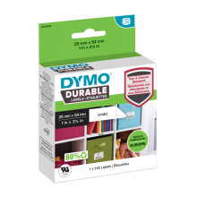 Etiketten - DYMO - LW - Widerstandsfähige laminiert - 25x54mm - 161 Etiketten pro Rolle