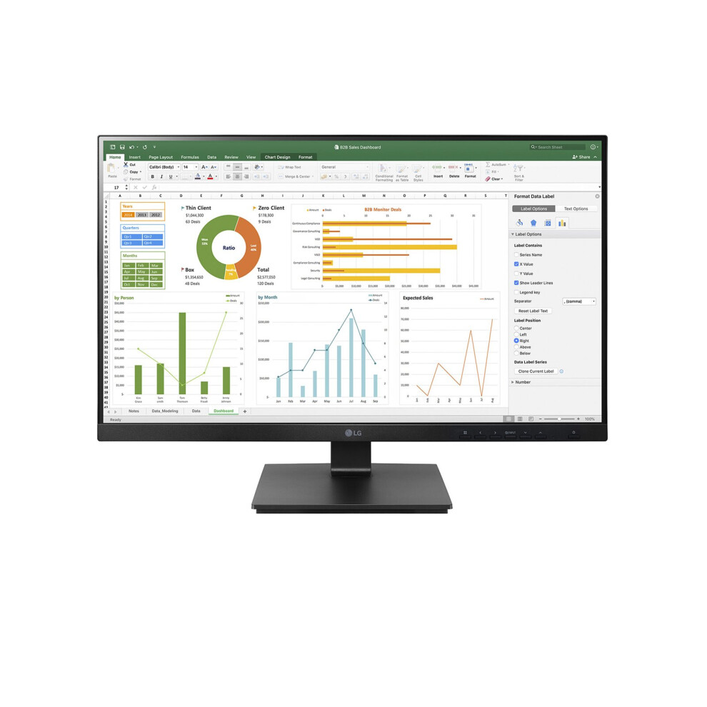 Moniteur LG 27BN650Y-B 68,6 cm (27") 1920 x 1080 pixels Full HD LCD Noir