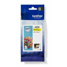 Cartucho de tinta LC424Y - BROTHER - Amarillo alta capacidad de 750 páginas - Para DCP-J1200W